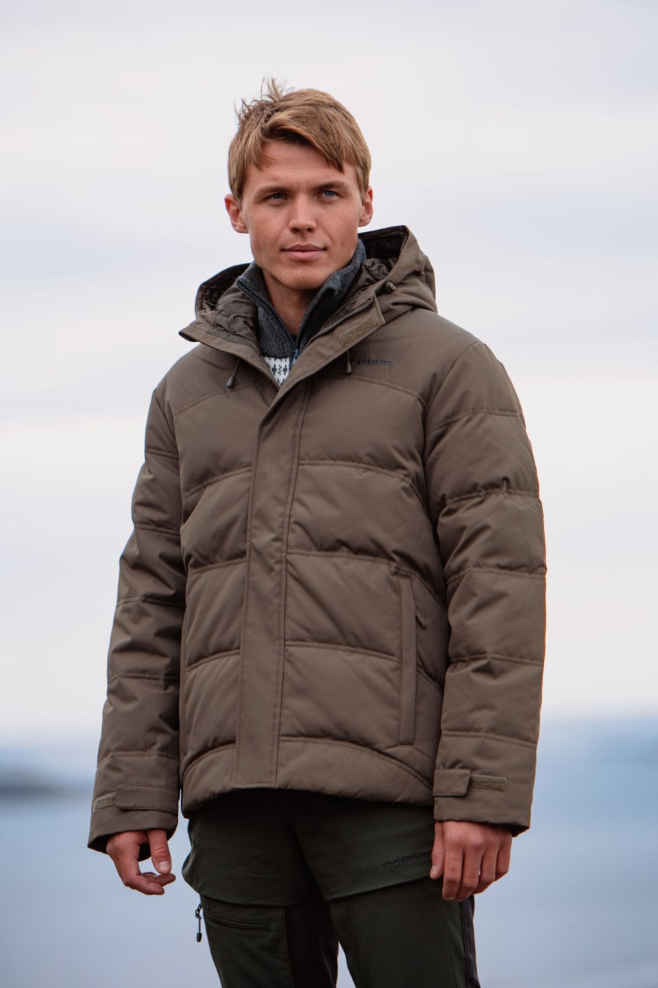 Svalbard dunjakke herre - brun | Stormberg