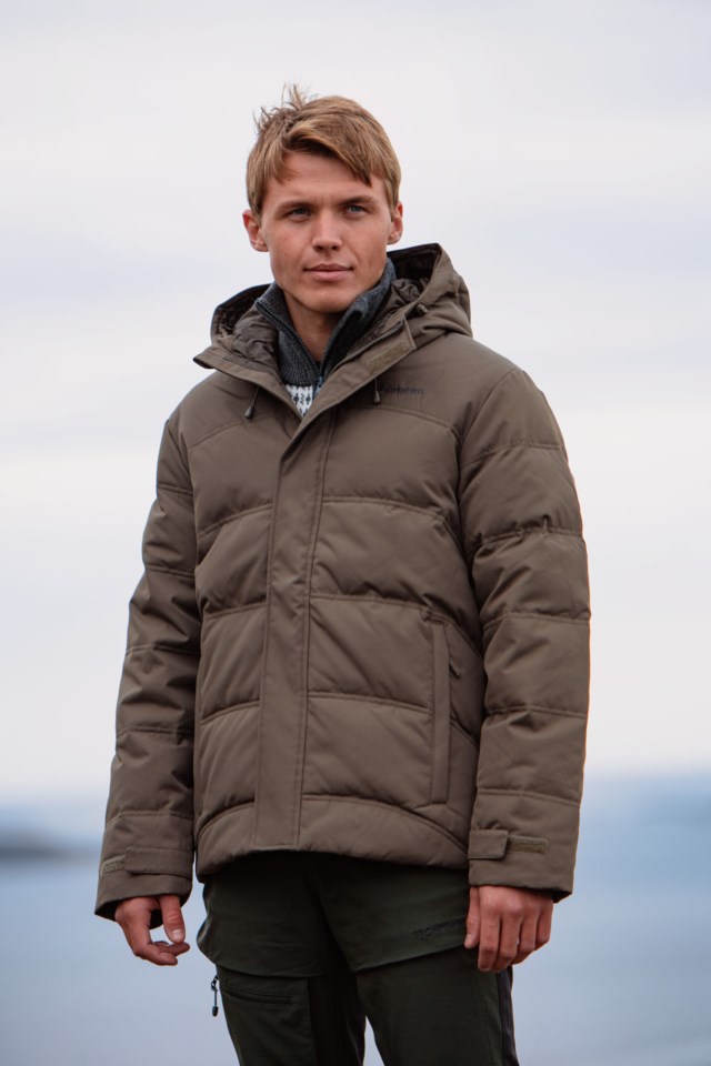 Svalbard dunjakke Brown Herre - 1