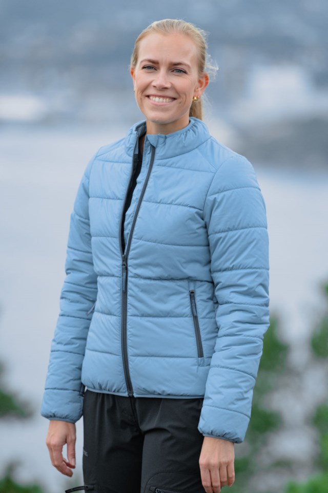 Strimfjord vattert jakke Blue Heaven - 1