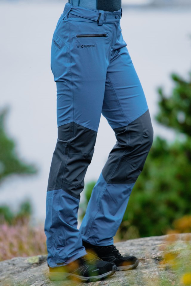Farfjellet resirkulert skallbukse Bijou Blue/ Ebony - 1