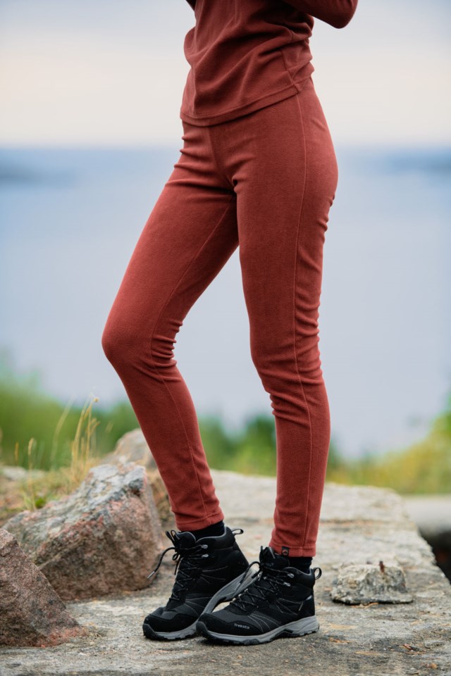 Fløyen fleecelongs Red Dame - 1