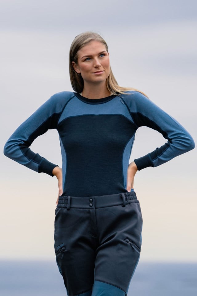 Hadlaskard ulltrøye Blue Dame - 1