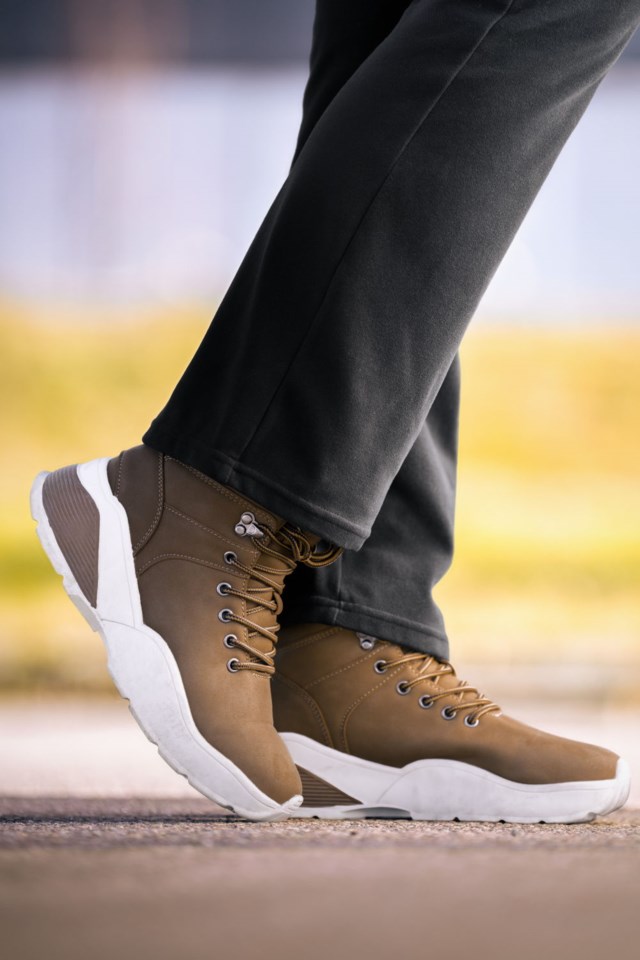 Skien sneaker Brown Dame - 1