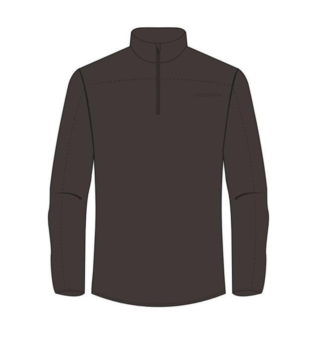 Hamarli Half Zip sherpagenser Brown Herre - 1