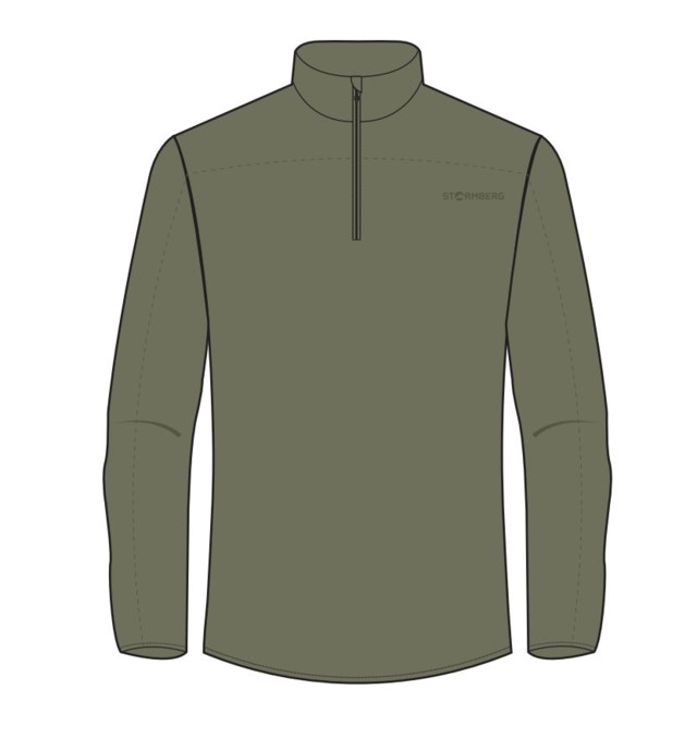 Hamarli Half Zip sherpagenser Green Herre - 1
