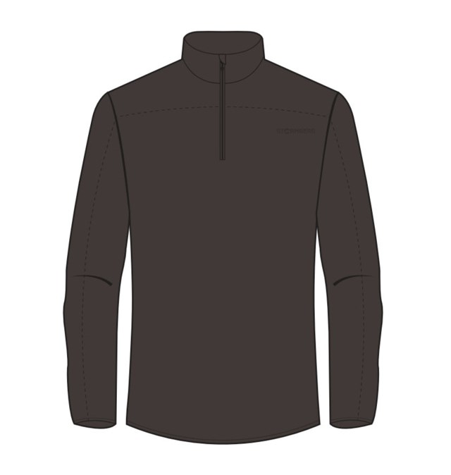 Hamarli Half Zip sherpagenser Brown Dame - 1