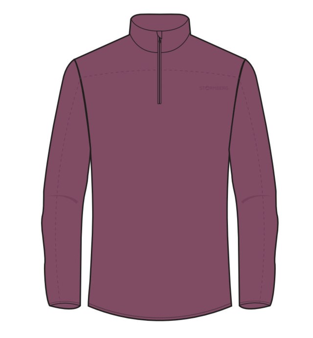 Hamarli Half Zip sherpagenser barn 8-14 Pink Barn - 1