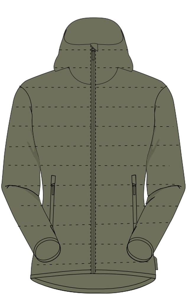 Isvard vinterjakke dame Green Dame - 1