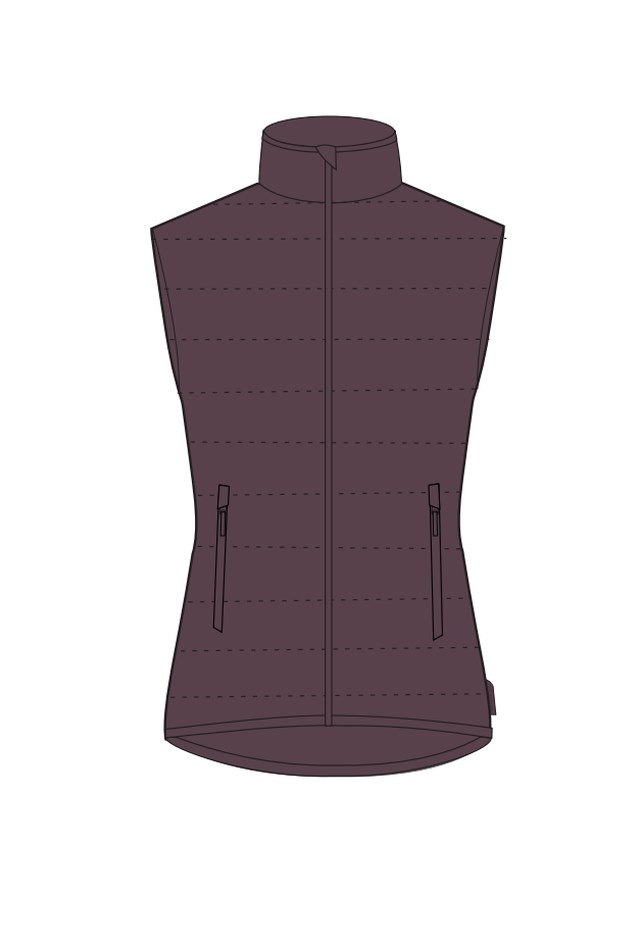 Isvard vattert vest dame Purple Dame - 1