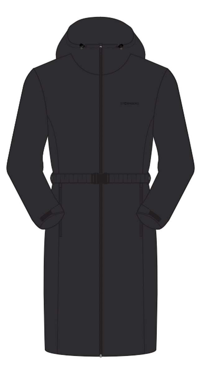 Oppheim lang vattert parkas Black Dame - 1