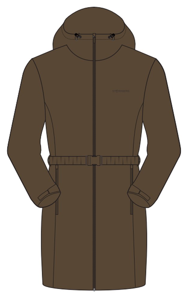 Oppheim vattert parkas Brown Dame - 1