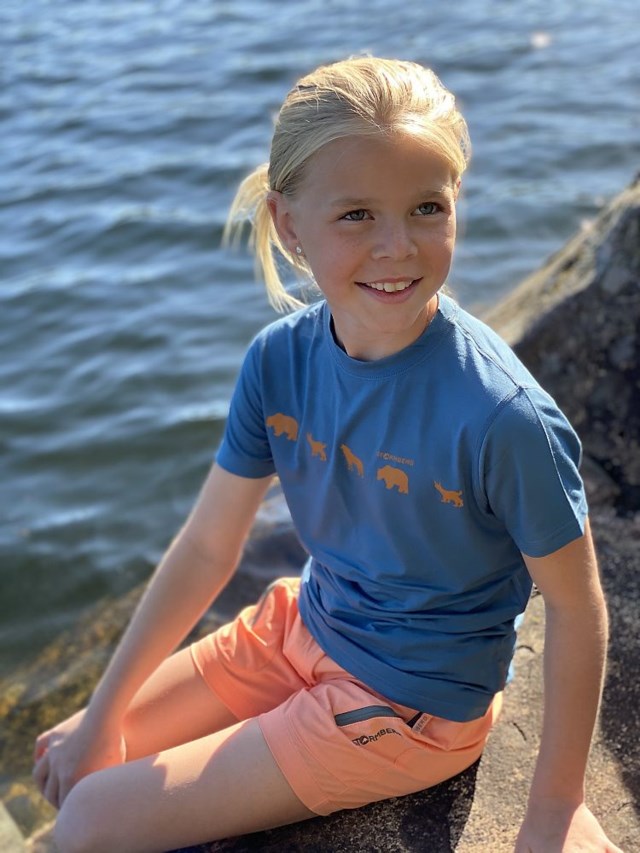 Lia stretchshorts barn 8-14 Papaya Punch - 1