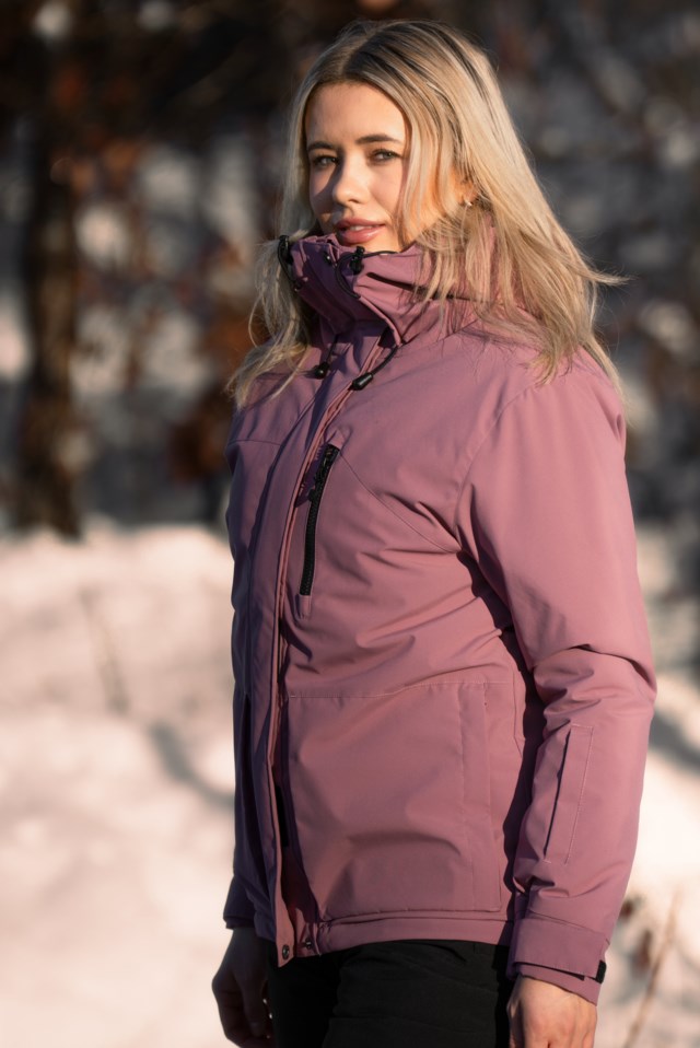 Hafjell vattert jakke Pink Dame - 1