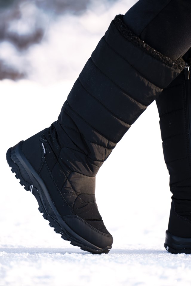 Grefsen vanntett høy vinterstøvel Black Dame - 1