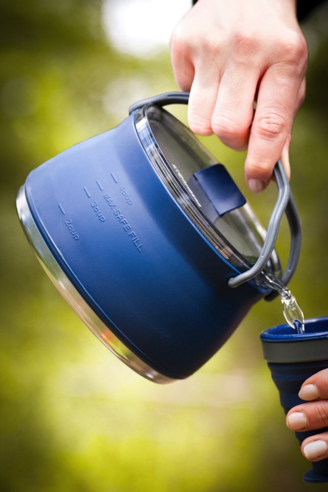 Nupen sammenleggbar kaffekjele 1 L Blue Turutstyr - 1