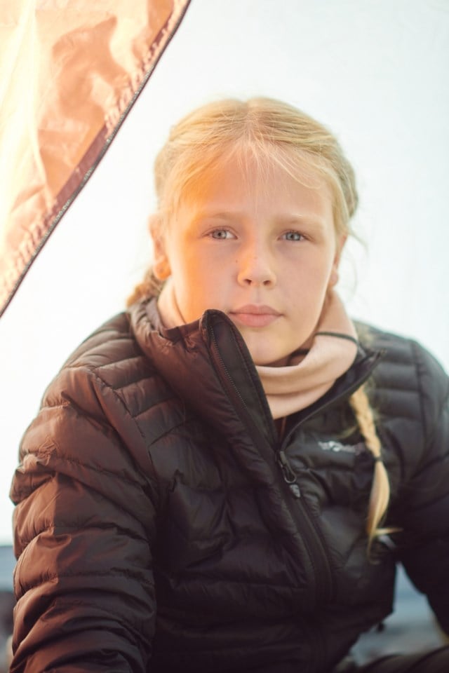 Stavdalen dunjakke barn 8-14 Black Barn - 1