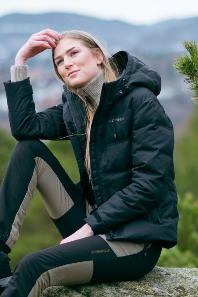 Svalbard dunjakke Black Dame - 1