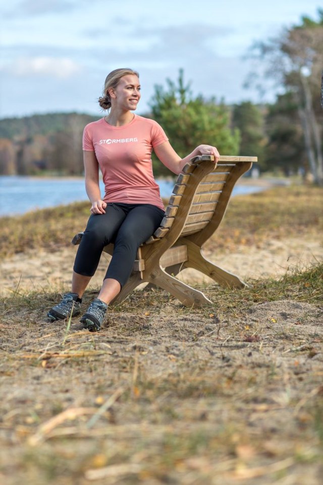 Valvig t-skjorte Pink Dame - 1